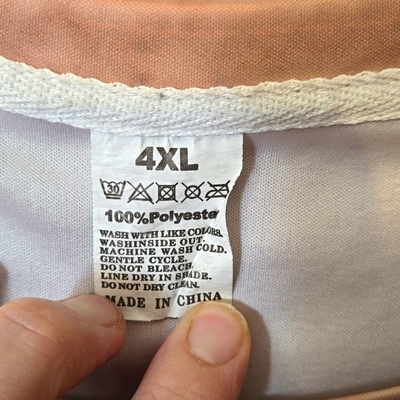 Men's Short Sleeve Tee, Bacardi Oakheart, Logo, 4XL, Tan, Gold, Black, Red, Bat - Picture 3 of 11